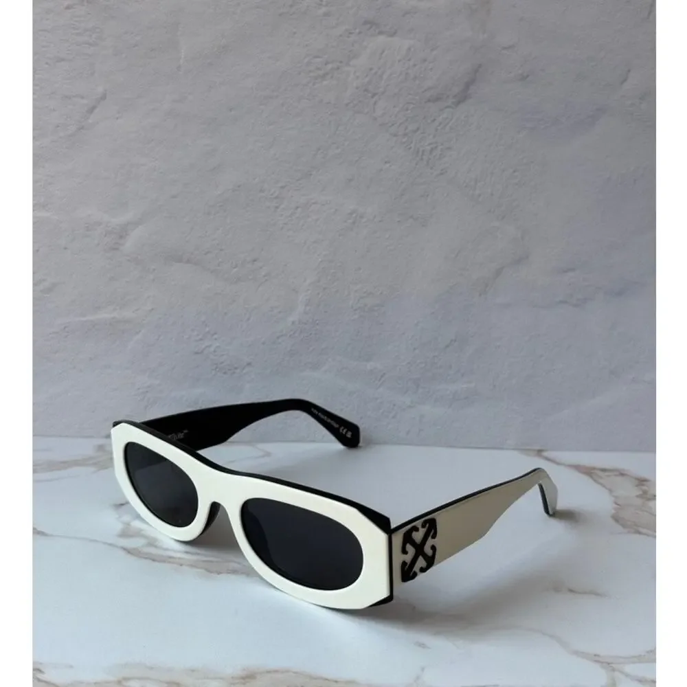 NEW Off White Orlando OERI130 White Unisex Sunglasses